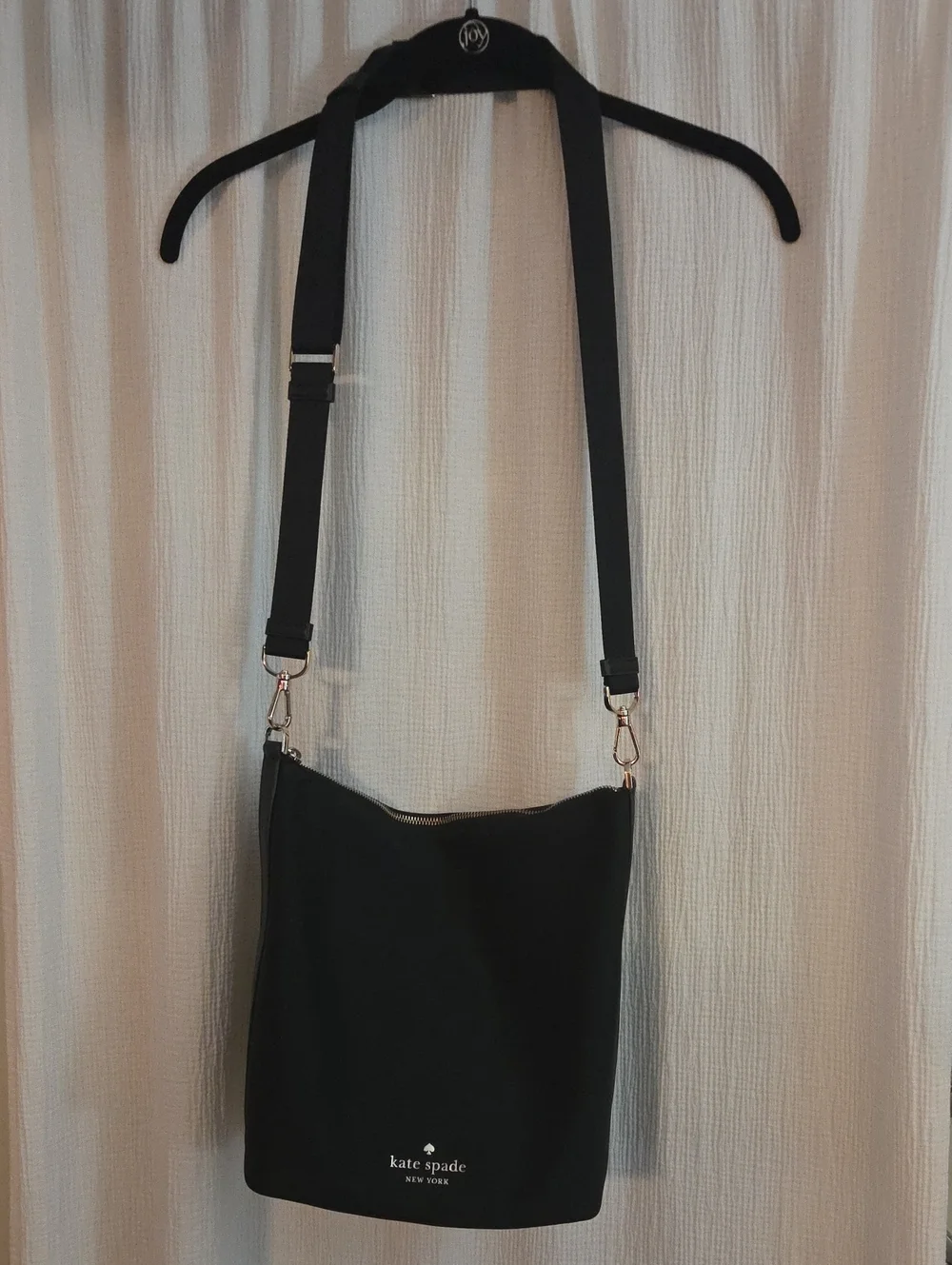 Kate Spade Black Nylon Duffel Bag